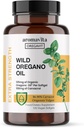Vegan Wild Organo Oil Caps Organic, 86-90% Carvacrol - 125mg Oil of Organo per Softgel - Immune and Digestive Support, Natural Antioxidant, Vegan, Non GMO, 120 κάψουλες