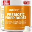 GOBIOTIX Fiber Supplement Powder με προβιοτικά για Digestive Health και GLP-1 Support, Soluble Fiber για την υγεία των ούρων & Debloat, Keto, Vegan, Gluten & Sugar Free, 35 Σερβιέτες (1 Pack)