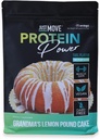 Just Move Protien - Grandma's Lemon Pound Cake - Vegan (Plant Based), Organic, Dairy Free, Soy Free, Gluten Free, Keto, Peanut Free, 20g Protein, Low Carb, Non GMO (17.2 Oz)