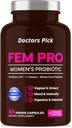 Fem Probiotics για τις γυναίκες. 17 Κλινικά Αποτελεσματικές Στρώσεις για Κολπική, Επιπεφυκτική & Ανοσολογική Υποστήριξη, Ουρολοίμωξη, Ισορροπία pH και Mood.