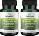 Swanson Full Spectrum 7 Mushroom Complex 60 Veg Caps (2 Pack)