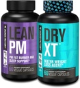 Jacked Factory Lean PM Night Time Fat Burner, Sleep Aid Suppressant, & Opetite Suppressant (60 κάψουλες) & Dry-XT Απώλεια βάρους νερού Διουρητικά χάπια (60 κάψουλες)