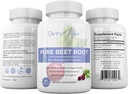 Beet Root Capsules - 1300mg Per Serving - Beet Root Powder Capsules - Beetroot Powder Supports Blood Pressure, Athletic Performance, Digestive, Immune System (Pure, Non-GMO, Gluten Free)