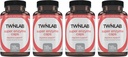 Twinlab Super Enzyme Caps - Συμπλήρωμα δυσκοιλιότητας με Digestive Enzymes - 50 Κάψουλες (πακέτο των 4)