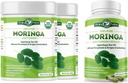 PURA VIDA MORINGA Σκόνη 8 oz. (πακέτο των 2) Καψάκια (120 κόμης)