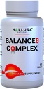 Hallusa Natural Vitamin B Complex με Βιοτίνη, B12, B6, B5, B3, B2 – Ενέργεια, Μεταβολισμός & Υποστήριξη μαλλιών 60 δισκία – Καθημερινή B-Complex συμπλήρωμα με Φολικό οξύ, Ινοσιτόλη & Χολίνη