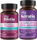 Προϊόντα καθαρότητας Bundle - MyBiotin ProClinical + MyKeratin Advanced Hair Therapy MyBiotin ProClinical (Biotin, MB40X Matrix, Ασταξανθίνη) - MyKeratin (Επόμενης γενιάς κερατίνη μαλλιά, δέρμα & νύχια)