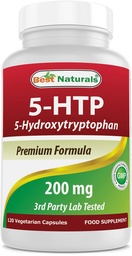 Best Naturals 5- HTP 200 mg 120 κάψουλες χορτοφάγων