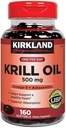 Kirkland Υπογραφή Krill Oil 500 Milligram 160 Softgels