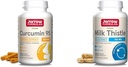 Jarow Formulas Curcumin 95 500mg - Μέχρι 120 Σερβιέτες (Veggie Caps) & Γαϊδουράγκαθο γάλακτος 150 mg με 30:1 Standardized Silymarin Extract
