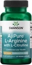 Swanson Amino Acid Ajipure L-αργινίνη με L- Citrulline 60 Veg Κάψουλες