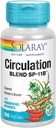 SOLARAY Circulation Blend SP-11B | Herbs & Cell Salt for Healthy Circulatory System Support | 50 Servings | 100 VegCaps