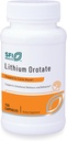 Klaire Labs SFI Health Lithium Orotate 4.8 mg - May Help Balance Mood - Bioavailable Lithium Orotate Supplement - Trace Minerals Promote Focus, Memory, Cognitive & Mood Support (120 Capsules)