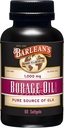 Συμπληρώματα λαδιού Borage της Barlean, Cold Pressed Pure Borage Supplement Softgels για άνδρες και γυναίκες, 1000 mg GLA λιπαρά οξέα, 60 Count
