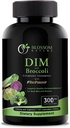DIM Supplement 300mg with Broccoli 200mg BioPerine 10mg-Hormone and Estrogen Balance for Women & Men,Menopause Relief,PCOS & PMS Support,Hormonal Acne Treatment-120 Caps,Diindolylmethane 150mg per Cap