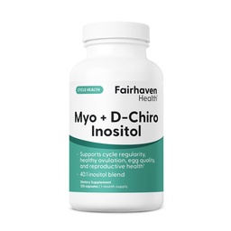 Fairhaven Health Myo-Inositol και D-Chiro Inositol συμπλήρωμα για τις γυναίκες 