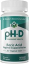 pH-D Feminine Health - 600 mg Boric Acid Suppositories - Γυναίκα Ιδιοκτησία - για Κολπική Οδο Χρήση - 72 αριθμός