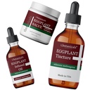 3-Piece Μελιτζάνα Δερμάτινο Σετ Μελιτζάνα Σωλήνωση Λάδι Βάμμα Υποστηρίξτε το Δερμάτινο Κύτταρο Ανακούφιση Αναγεννάται Αποχρωμένος Παχύς Παχύς Παχύς Διαταραχές του δέρματος