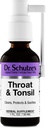 Dr. Schulze's Throat & Tonsil | Cool, Soothe & Protect | Herbal Supplement | Vegan & Kosher | Powerful & Effective | Easy Spray Nozzle | 1 oz Bottle