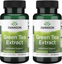 Swanson Πράσινο Τσάι Extract 500 Milligrams 60 Κάψουλες (2 Συσκευασία)