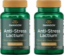 Swanson Women's Anti-Stress Formula (Lactium) - Helps Counter Stress, Promotes Relaxation and Sleep Support - (60 Capsules, 167mg) 1 Pack (2 Pack)