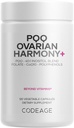 Codeage PQQ Ovarian Harmony+ Supplement - PQQ (Pyrroloquinoline Quinone), Myo-Inositol & D-Chiro-Inositol 40:1 Blend, Folate 5-MTHF, CoQ10, Wild Blueberry - Liposomal Delivery - Non-GMO - 120 Capsules