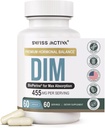 Swiss Activa+ Labs DIM Supplement – Νέα Formula – Ισορροπία ορμονών για γυναίκες και άνδρες – Συμπλήρωμα οιστρογόνων για γυναίκες και άνδρες– Υποστηρίζει Ορμονική ακμή & Εμμηνόπαυση Συμπτώματα – 60 ημέρες προσφοράς