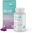 Biosil Advanced Hair + Nail Care - Growth Vitamins for Women - Strengen & Thicken Strands - 60 Κάψουλες - Πατενταρισμένο ch-OSA - 30-Day Supply