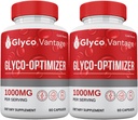 (2 Συσκευασία) Glyco Vantage Glyco Optimizer Κάψουλες Υποστήριξη αίματος Μέγιστη δύναμη Όλα τα φυσικά συμπλήρωμα για άνδρες και γυναίκες