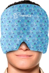 TheraICE Ημικρανία Relief Cap Junior, Καταπραϋντικό Πονοκέφαλο Boo Boo Face Pack Mask Products, Ψύξη Gel Hat JR, Face Cold Compress Head Wrap for Bumps, Μώλωπες και θερμοκρασίες ψύξης