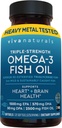 Viva Naturals Omega-3 Fish Oil, Triple Strength, 2500 mg, 30 Softgels – Επαναστεροποιημένα Ωμέγα 3 Λιπαρά Οξέα Συμπεριλαμβανομένων των EPA, DHA, DPA - Πασκατάρια-Φιλικά