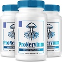 (3 Pack) ProNervium - ProNervium Advanced Nerve Health Supplement, ProNervium Nerve Support Dietary Pills, All-Natural Formula for Dynamic Lifestyle, Pro Nervium Pastillas Reviews (180 Capsules)