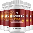 (5 Pack) Nervogen Pro Capsules, Nervogen Pro for Neuropathy Capsules, Nervogen Pro Advanced Formula Dietary Supplement, Vitamin C Zinc Enhanced - Nervogen Pro Reviews (300 Capsules)