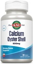 KAL Δισκία Oyster Calcium Shell, 600 mg, 100 Count