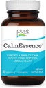 PURE ESSENCE LABS Calm Essence - Natural Sleeping Aid and Anti Stress Supplement for Adults - Calming Stress Relief (30 Capsules)